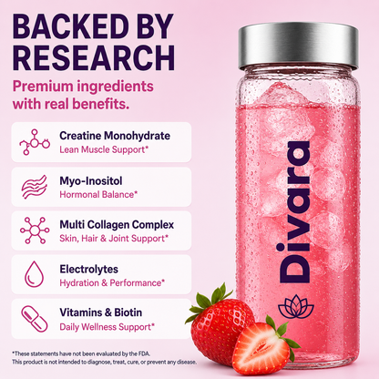 Creatine Hydration Powder 392g Strawberry Flavor