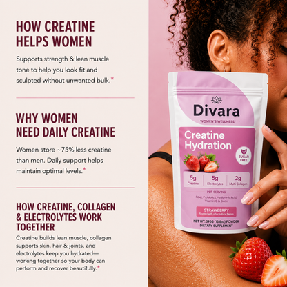 Creatine Hydration Powder 392g Strawberry Flavor